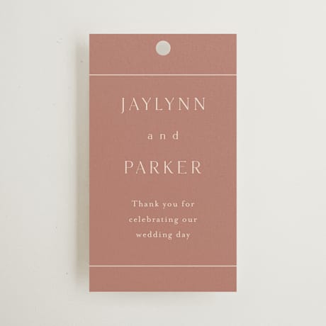 Wedding Favor Tags