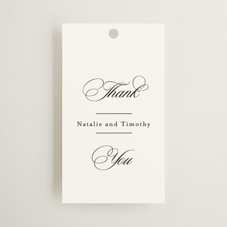 Wedding Favor Tags