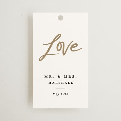 Wedding Favor Tags