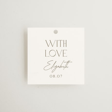 Bridal Shower Favor Tags