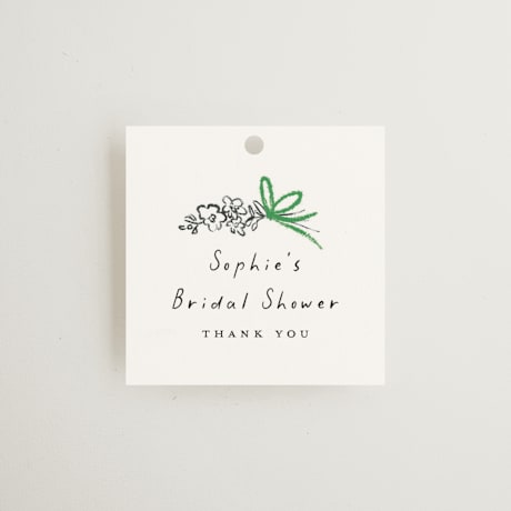 Bridal Shower Favor Tags