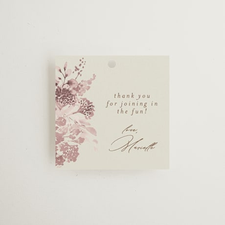 Bridal Shower Favor Tags