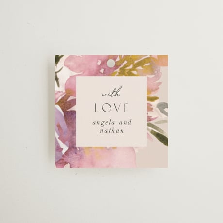 Bridal Shower Favor Tags