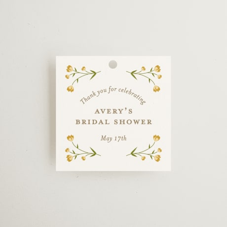 Bridal Shower Favor Tags