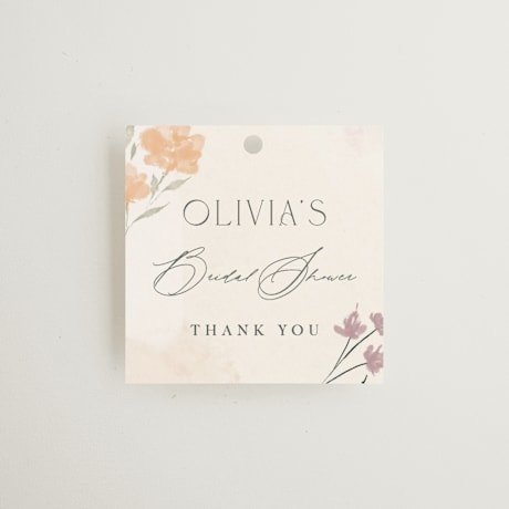 Bridal Shower Favor Tags