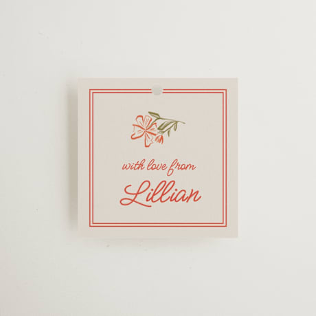 Bridal Shower Favor Tags