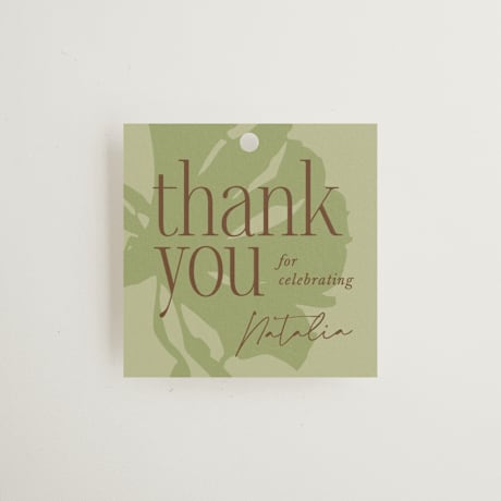 Bridal Shower Favor Tags