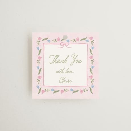 Bridal Shower Favor Tags