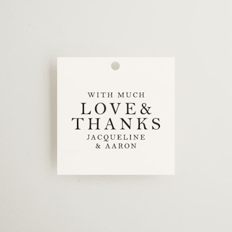 Wedding Favor Tags