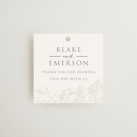 Wedding Favor Tags