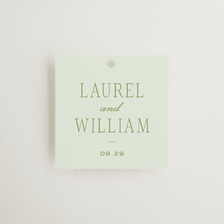 Wedding Favor Tags