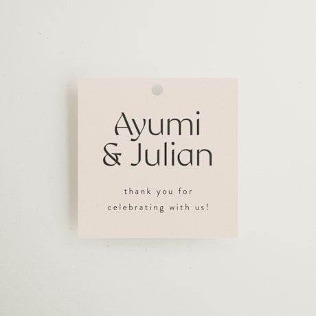 Wedding Favor Tags