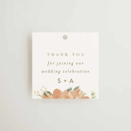 Wedding Favor Tags