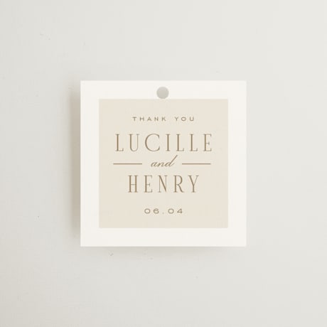 Wedding Favor Tags