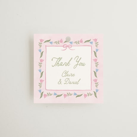 Wedding Favor Tags