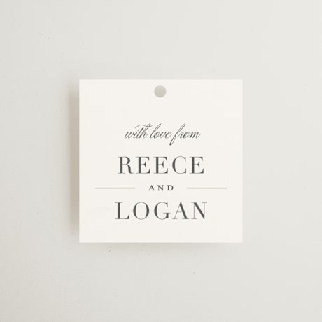 Wedding Favor Tags