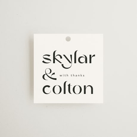 Wedding Favor Tags