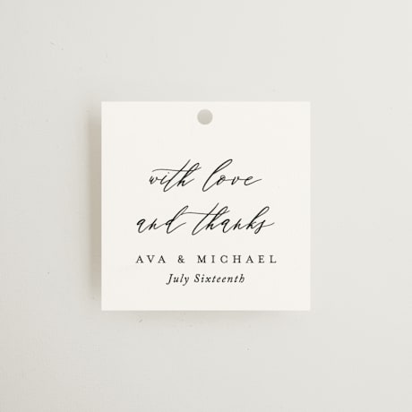 Wedding Favor Tags