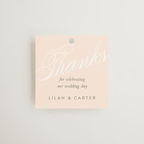 Wedding Favor Tags