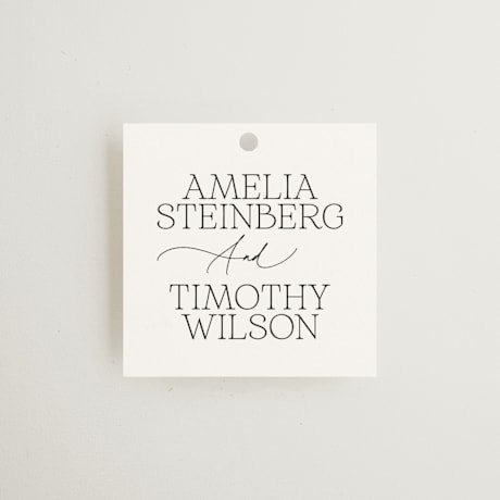 Wedding Favor Tags