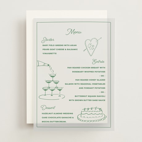 Vellum Menus