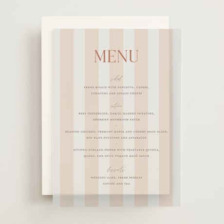 Vellum Menus