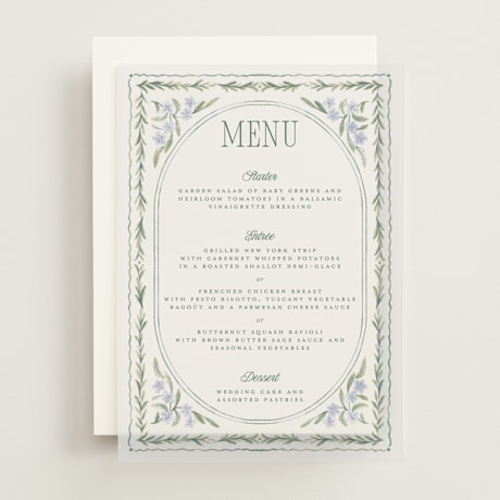 Vellum Menus
