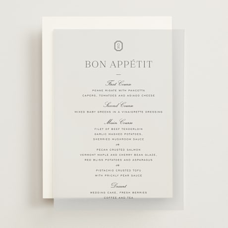 Vellum Menus