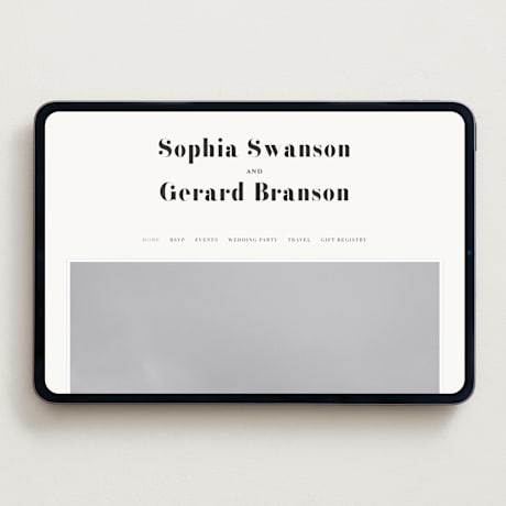 Wedding Website