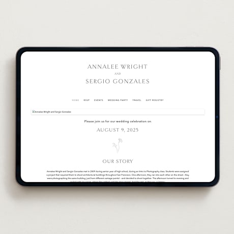 Wedding Website