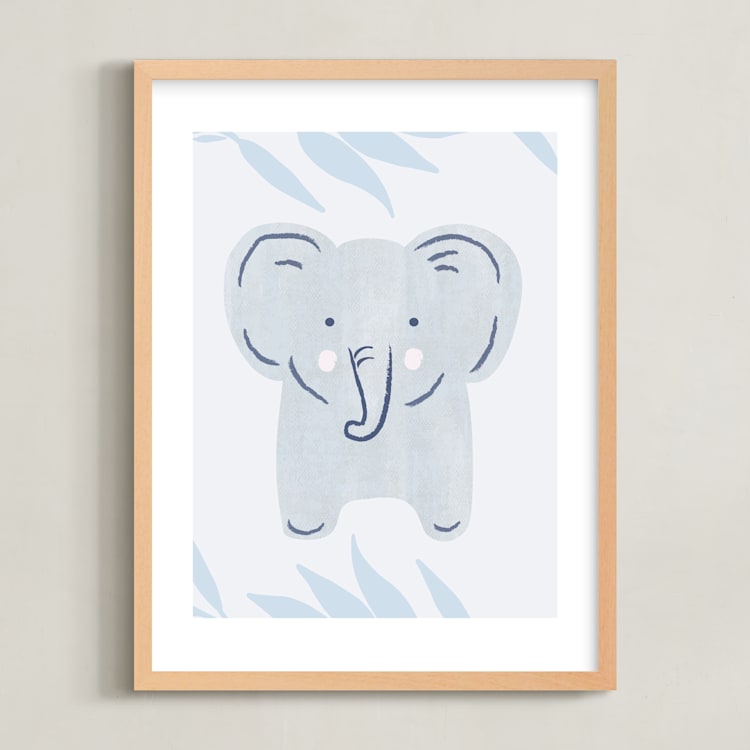Elephant Portrait by Carolyn MacLaren