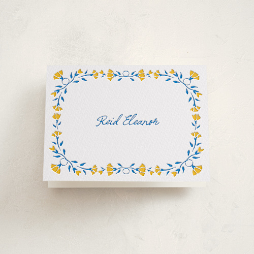 This is a sapphire bar mitzvah bat mitzvah invitations with letterpress by Tamara Hilje called talavera printing on coventry320 in standard