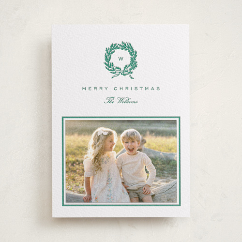 This is a cucumber photo mount holiday cards with letterpress by Amy Kross called bristol printing on somerset500 in photo_mount