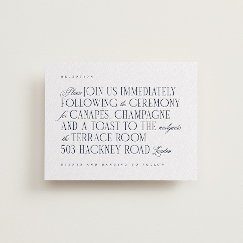 This is a aegean letterpress wedding invitations with letterpress by Hudson meet Rose called london printing on somerset500 in standard