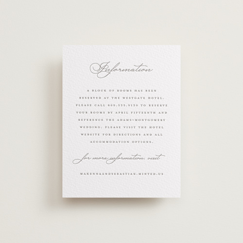 This is a love letters letterpress wedding invitations with letterpress by Wildfield Paper Co called love letters printing on somerset500 in standard