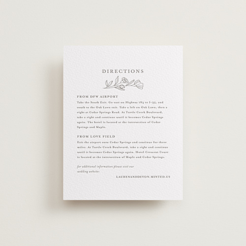 This is a graphite letterpress wedding invitations with letterpress by Deynaaz Daraei called bouvardia printing on somerset500 in standard