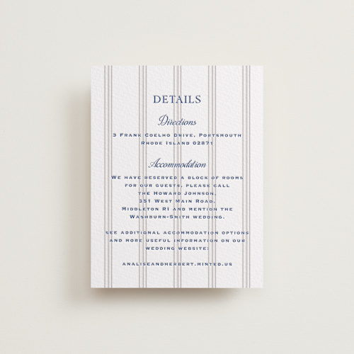 This is a lapis letterpress wedding invitations with letterpress by Tamara Hilje called raies printing on somerset500 in standard