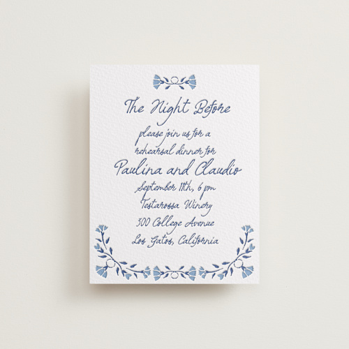 This is a lapis enclosure cards with letterpress by Tamara Hilje called talavera printing on somerset500 in standard