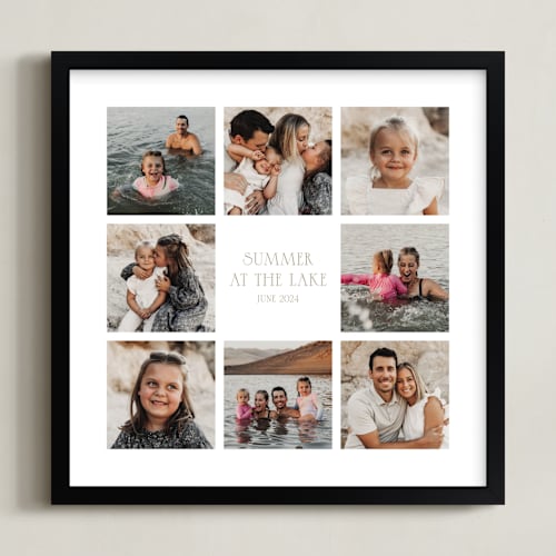 This is a taupe photo art by Up Up Creative called eight photo: square framed photo