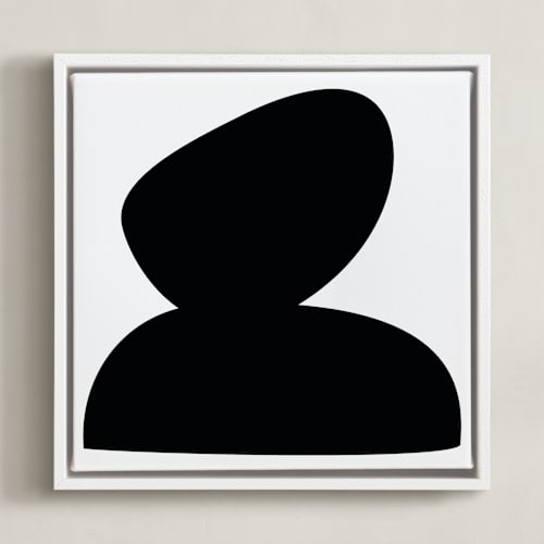 This is a black art by koshi called stones