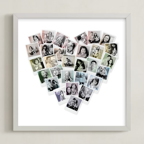 This is a rainbow sherbert photo art by Minted called filter heart snapshot mix® photo art