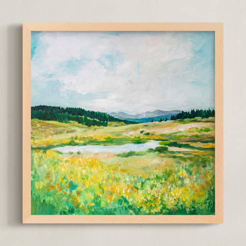 This is a wildflower gold art by Brittany Fan called summer golds