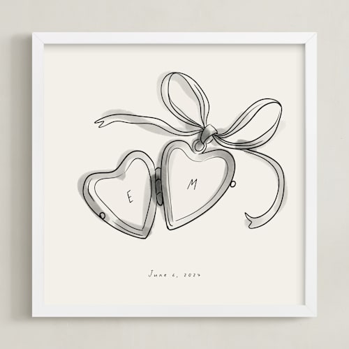 This is a cream photos to art by Ani Somi called locket: custom print