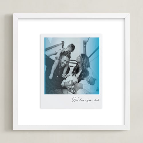 This is a sky photo art by Minted called classic snap: square framed photo