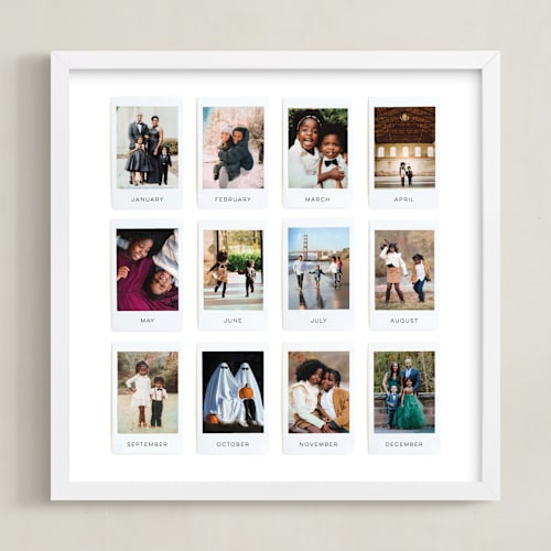 This is a flash photo art by Olivia Kanaley Inman called twelve photo: square framed photo