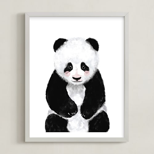 This is a midnight art by Cass Loh called baby panda
