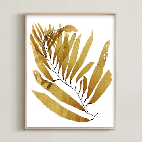 This is a seaweed art by aeryn donnelly design called kelp print 002