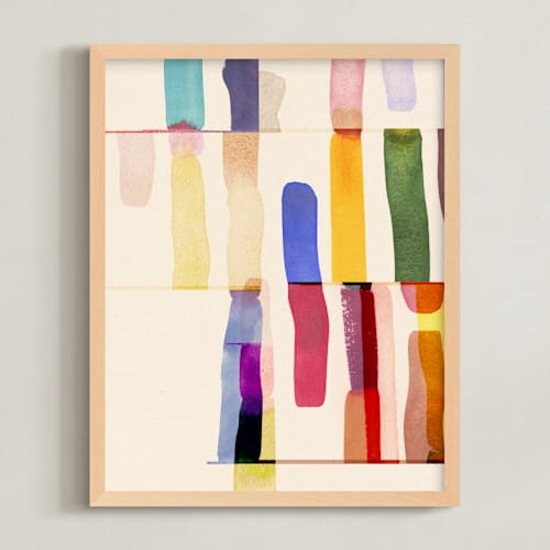 This is a vibrant art by Sumak Studio called color cut 2