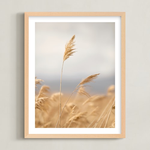 This is a golden art by Crystal Lynn Collins called marsh grass
