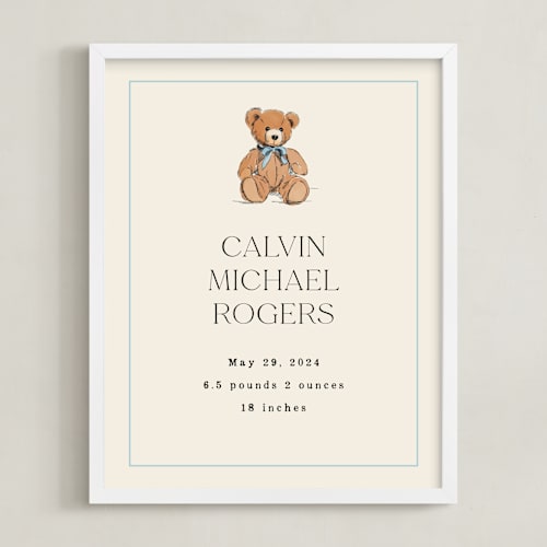 This is a frost photos to art by Becky Nimoy called baby's bear: custom print